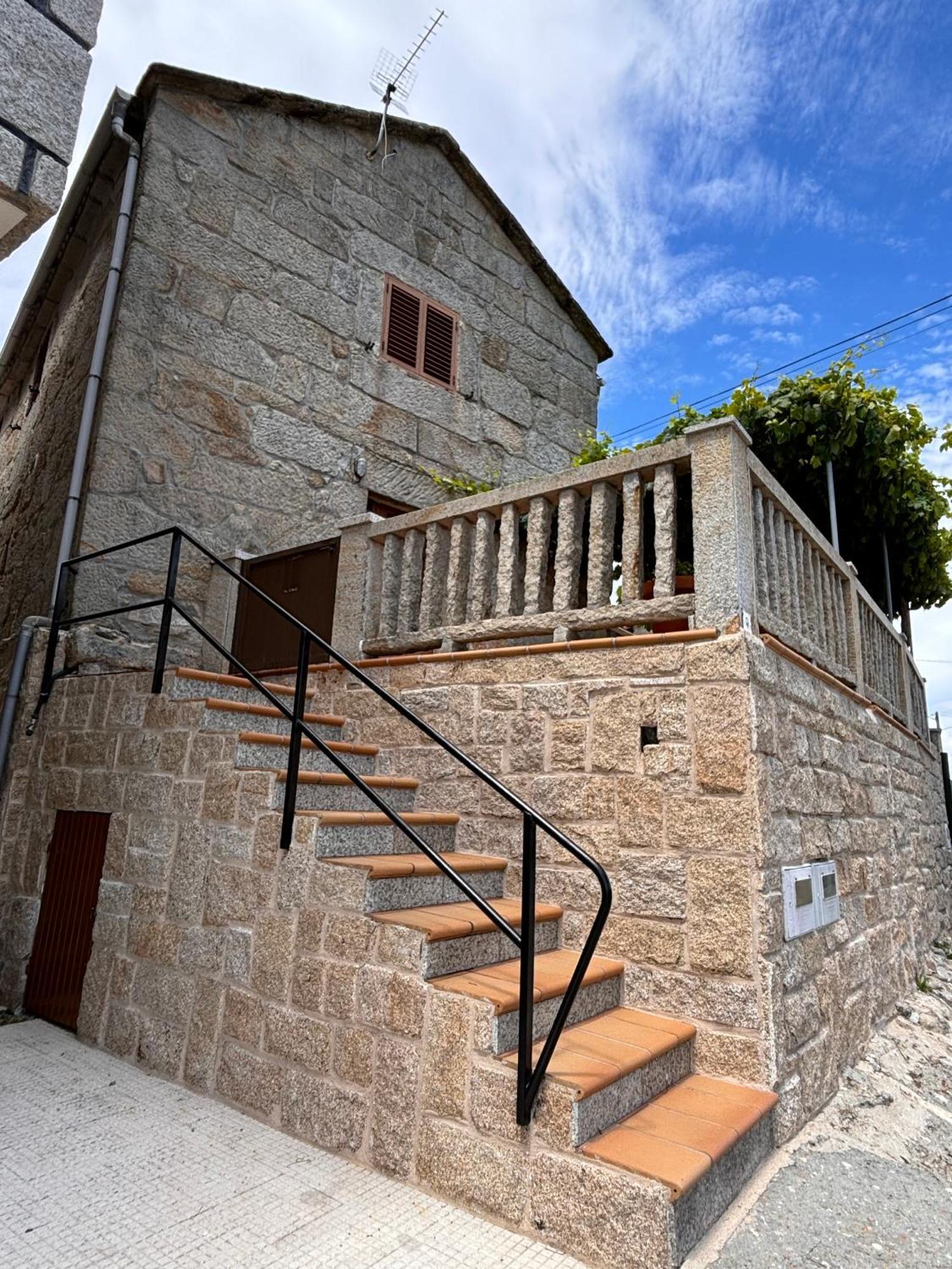 Casita Rural Acogedora Villa Combarro Bagian luar foto