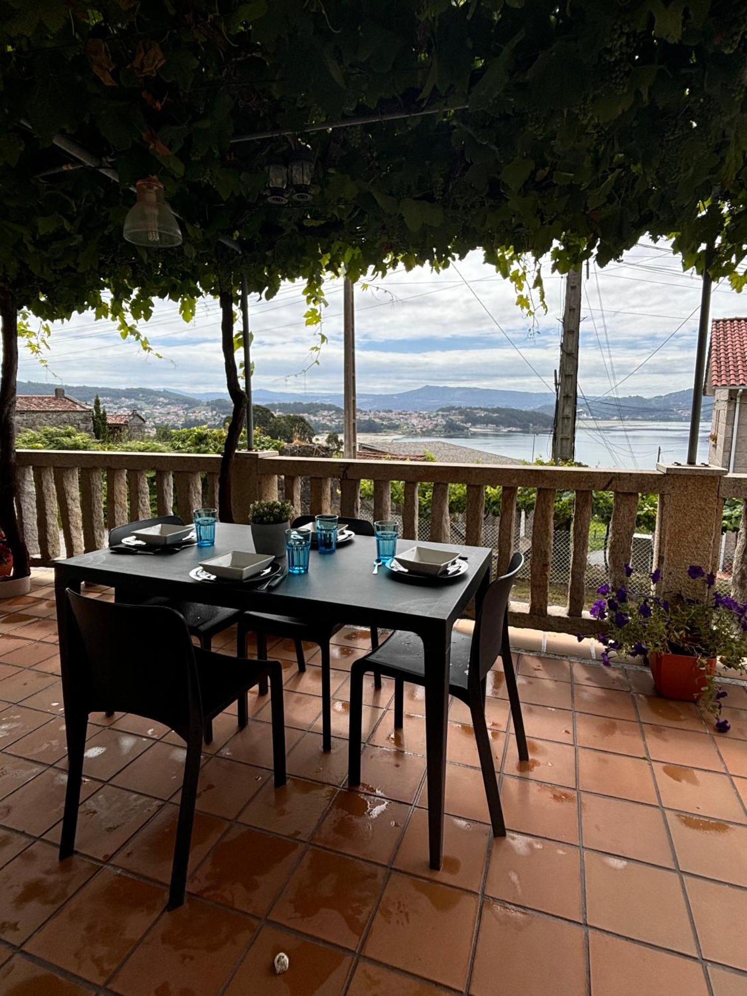 Casita Rural Acogedora Villa Combarro Bagian luar foto